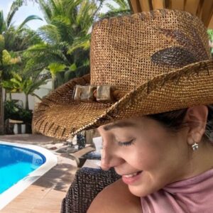 Chapéu Western Folhas