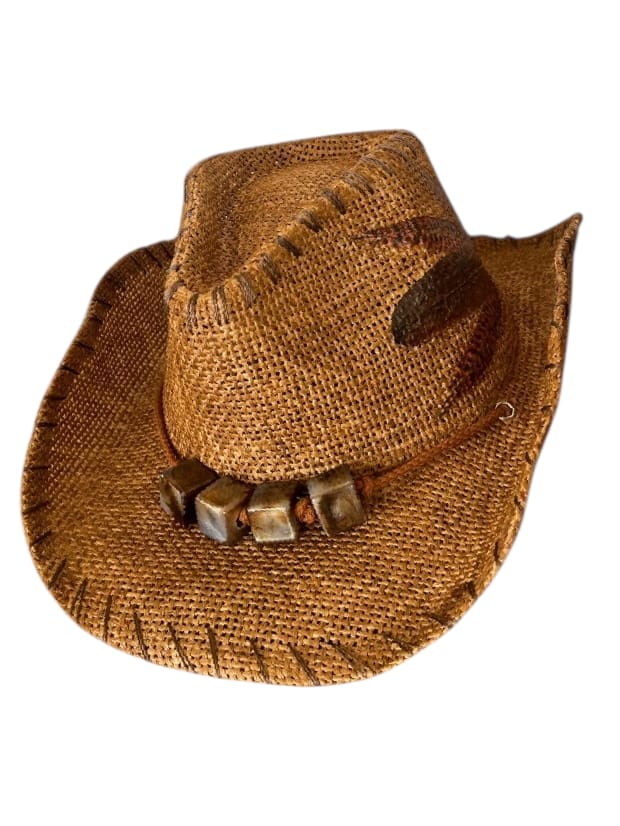 Chapéu Western Folhas