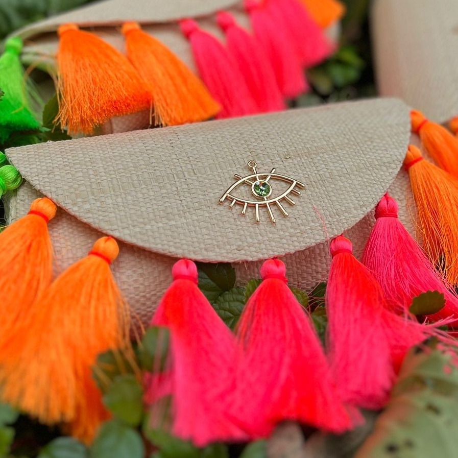 Clutch Olho Grego Neon - Imagem 4