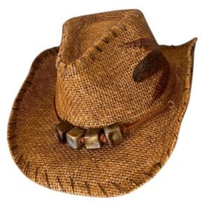 Chapéu Western Folhas